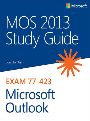 cover image of MOS 2013 Study Guide for Microsoft Outlook
